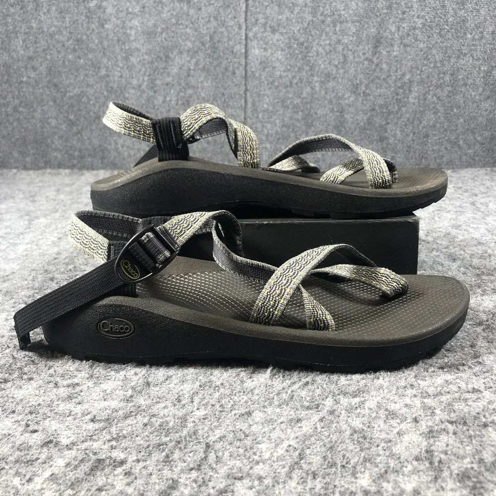 Chaco ZX2‎ Toe Loop Sandals Mens 13 Gray Adjustable Hiking Outdoor Comfort
